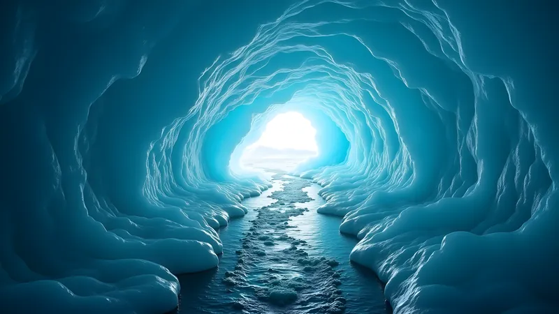 Glacier landscape